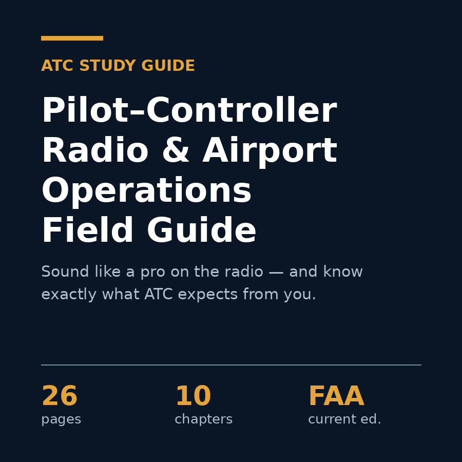 ATC Radio Field Guide
